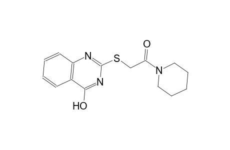 2-{[2-oxo-2-(1-piperidinyl)ethyl]sulfanyl}-4-quinazolinol