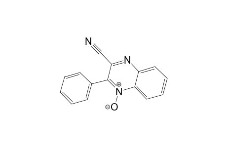 2-Quinoxalinecarbonitrile, 3-phenyl-, 4-oxide