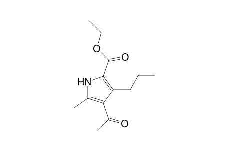4-Acetyl-5-methyl-3-propyl-1H-pyrrole-2-carboxylic acid ethyl ester