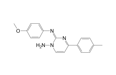 1(2H)-Pyrimidinamine, 2-[(4-methoxyphenyl)imino]-4-(4-methylphenyl)-