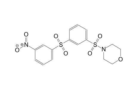 morpholine, 4-[[3-[(3-nitrophenyl)sulfonyl]phenyl]sulfonyl]-