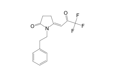 1-PHENETHYL-5-(3,3,3-TRIFLUORO-2-OXO-PROPYLIDENE)-PYRROLIDIN-2-ONE