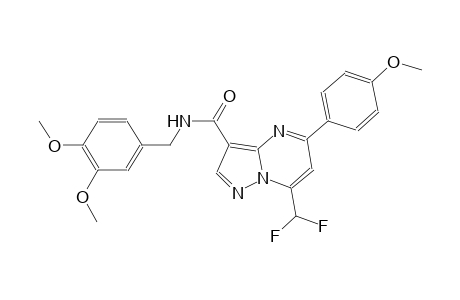 7-(difluoromethyl)-N-(3,4-dimethoxybenzyl)-5-(4-methoxyphenyl)pyrazolo[1,5-a]pyrimidine-3-carboxamide