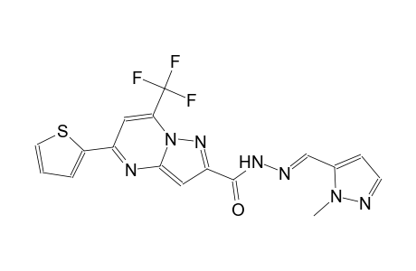 N'-[(E)-(1-methyl-1H-pyrazol-5-yl)methylidene]-5-(2-thienyl)-7-(trifluoromethyl)pyrazolo[1,5-a]pyrimidine-2-carbohydrazide