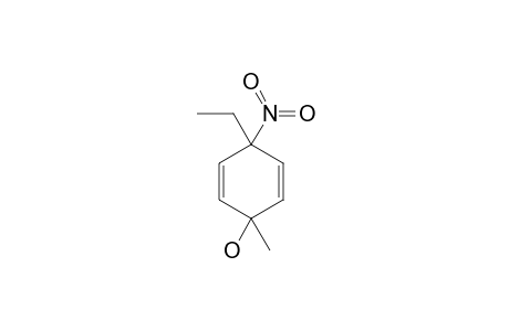 Z-4-ETHYL-1-METHYL-4-NITRO-CYCLOHEXA-2,5-DIENOL
