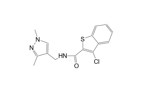 3-chloro-N-[(1,3-dimethyl-1H-pyrazol-4-yl)methyl]-1-benzothiophene-2-carboxamide
