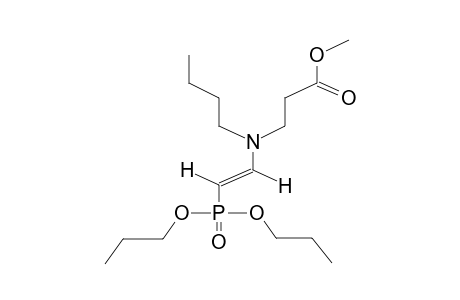 DIPROPYL (E)-2-[N-BUTYL-N-(2-METHOXYCARBONYLETHYL)AMINO]VINYLPHOSPHONATE