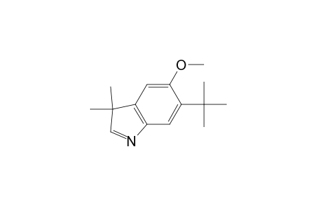 3H-Indole, 6-(1,1-dimethylethyl)-5-methoxy-3,3-dimethyl-