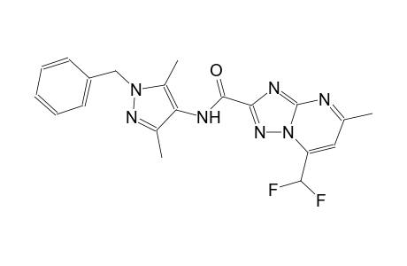 N-(1-benzyl-3,5-dimethyl-1H-pyrazol-4-yl)-7-(difluoromethyl)-5-methyl[1,2,4]triazolo[1,5-a]pyrimidine-2-carboxamide