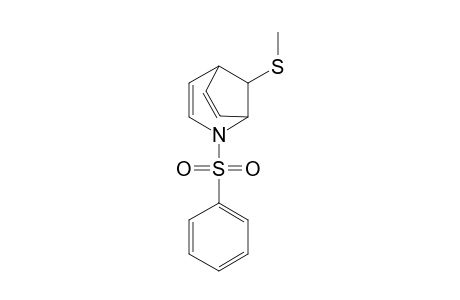 4-(benzenesulfonyl)-8-(methylthio)-4-azabicyclo[3.2.1]octa-2,6-diene