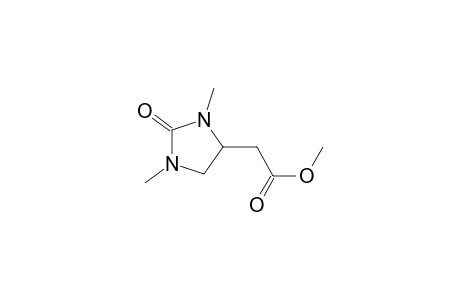 4-Imidazolidineacetic acid, 1,3-dimethyl-2-oxo-, methyl ester, (.+-.)-