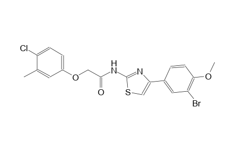 N-[4-(3-bromo-4-methoxyphenyl)-1,3-thiazol-2-yl]-2-(4-chloro-3-methylphenoxy)acetamide