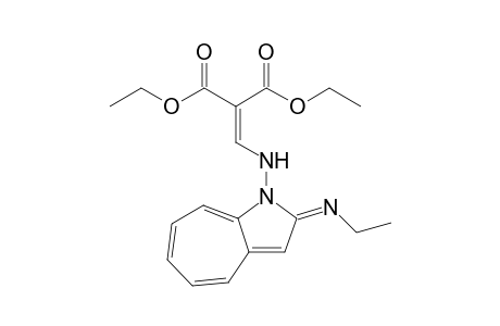 Diethyl 2-(ethylimino-1,2-dihydro-1-azaazulen-1-yl)aminomethylenemalonate