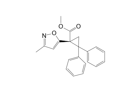 (1R)-1-(3-methyl-5-isoxazolyl)-2,2-diphenyl-1-cyclopropanecarboxylic acid methyl ester
