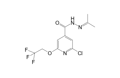 2-Chloro-N'-(1-methylethylidene)-6-(2,2,2-trifluoroethoxy)isonicotinohydrazide