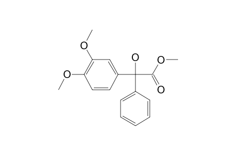 (3,4-Dimethoxy-phenyl)-hydroxy-phenylacetic acid, methyl ester