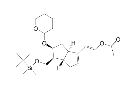 (1R,5S,6S,7S)-2-(2-acetoxyvinyl)-6-[((tert-butyldimethylsilyl)oxy)methyl]-7-[(tetrahydropyranyl)oxy]bicyclo[3.3.0]oct-2-ene