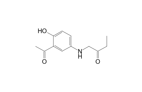 1-((3-acetyl-4-hydroxyphenyl)amino)butanone