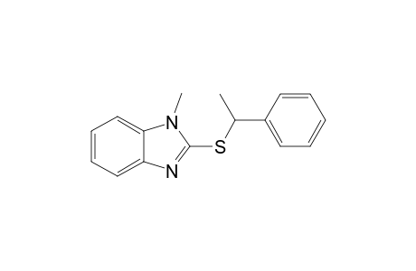 1-Methyl-2-[(1-phenylethyl)thio]benzimidazole