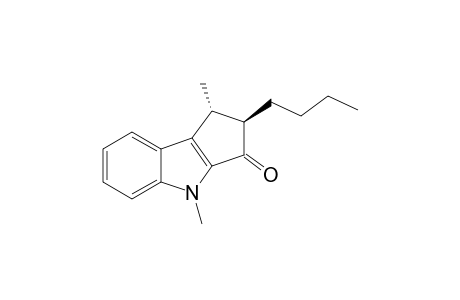 2-Butyl-1,4-dimethylcyclopentane[b]indol-3-one