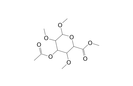 Dimethyl 3-O-acetyl-2,4-di-O-methylhexopyranosiduronate