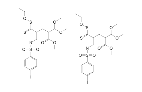 DITHIOCARBONIC-ACID-O-ETHYLESTER-S-[1-[(4-IODOBENZENE-SULFONYLAMINO)-METHYL]-5,5-DIMETHOXY-4-OXOPENTYL]-ESTER