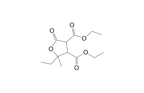 Diethyl 2-methyl-2-ethyl-5-oxo-tetrahydrofuran-3,4-dicarboxylate