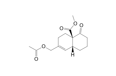 7-(ACETOXYMETHYL)-3,4,5,8,9,10-HEXAHYDRO-2H-NAPHTHALIN-1-ONE-10-CARBOXYLIC-ACID-METHYLESTER
