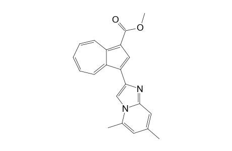 Methyl 3-(5,7-Dimethylimidazo[1,2-a]pyrid-2-yl)azulene-1-carboxylate