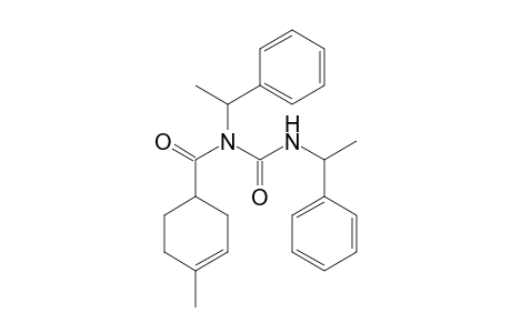 3-Cyclohexene-1-carboxamide, 4-methyl-N-(1-phenylethyl)-N-[[(1-phenylethyl)amino]carbonyl]-, stereoisomer