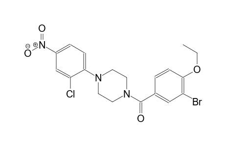 piperazine, 1-(3-bromo-4-ethoxybenzoyl)-4-(2-chloro-4-nitrophenyl)-