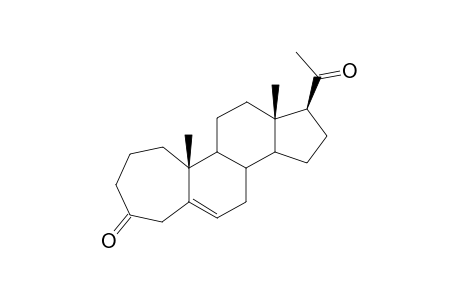 A-homo-5-pregnene-4,20-dione