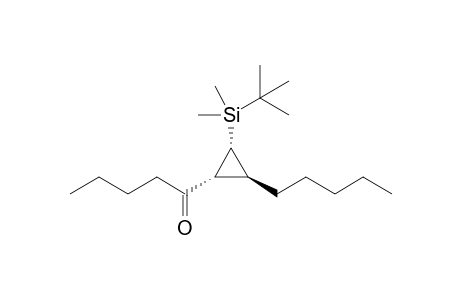 Butyl[(1R*,2R*,3S*)-2-(tert-Butyldimethylsilyl)-3-pentylcycloprop-1-yl]ketone