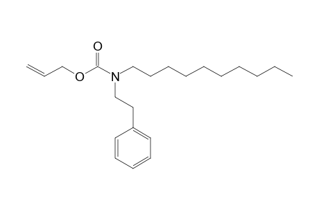 Carbonic acid, monoamide, N-(2-phenylethyl)-N-decyl-, allyl ester