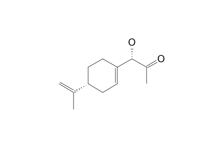 (1S)-1-hydroxy-1-[(4R)-4-isopropenyl-1-cyclohexenyl]acetone