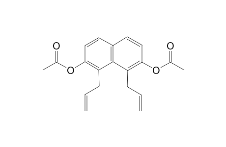 7-(Acetyloxy)-1,8-diallyl-2-naphthyl acetate