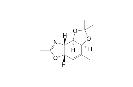 (3aR,4S,5R,7aR)-2,6-Dimethyl-4,5-O-isopropyliden-3a,4,5,7a-tetrahydrobenzo[d]oxazole-4,5-diol