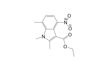 Ethyl 1,2,7-trimethyl-4-nitro-indole-3-carboxylate