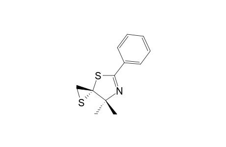 7,7-DIMETHYL-5-PHENYL-1,4-DITHIA-6-AZASPIRO-[2.4]-HEPT-5-ENE