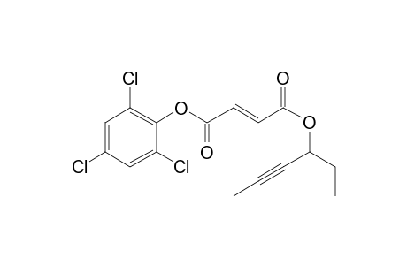 Fumaric acid, 2,4,6-trichlorophenyl hex-4-yn-3-yl ester