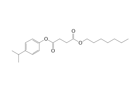 Succinic acid, heptyl 4-isopropylphenyl ester