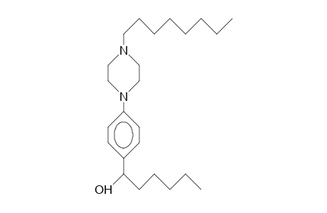 N'-(4-[1-Hydroxy-hexyl]-phenyl)-N-octyl-piperazine