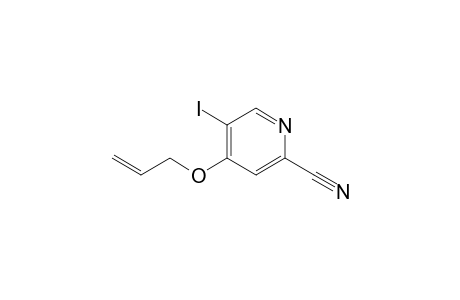 3-Iodo-4-allyloxy-6-cyanopyridine