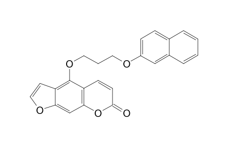 4-[3-(2-Naphthyloxy)propoxy]-7H-furo[3,2-g][1]benzopyran-7-one