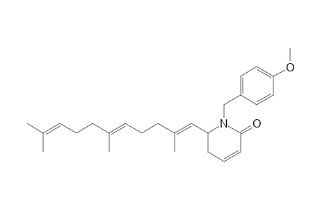 1-(4-METHOXYBENZYL)-6-(2,6,10-TRIMETHYL-1E,5E,9-UNDECATRIENYL)-5,6-DIHYDRO-2(1H)-PYRIDINONE