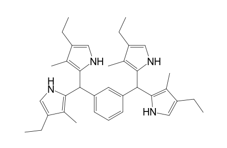 1H-Pyrrole, 2,2',2'',2'''-(1,3-phenylenedimethylidyne)tetrakis[4-ethyl-3-methyl-
