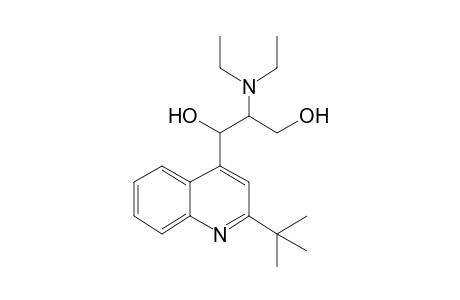 1-(2-tert-Butyl-4-quinolinyl)-2-(diethylamino)-1,3-propanediol