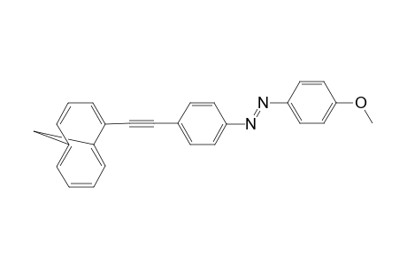 {4-Bicyclo[4.4.1]undeca-1',3',5',7',9'-pentaen-2'-yl)ethynyl]phenyl}-(4"-methoxyphenyl)diazene