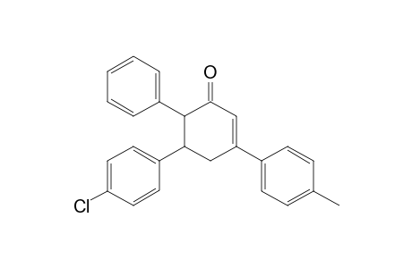 Cyclohex-2-en-1-one, 5-(4-chlorophenyl)-3-(4-methylphenyl)-6-phenyl-
