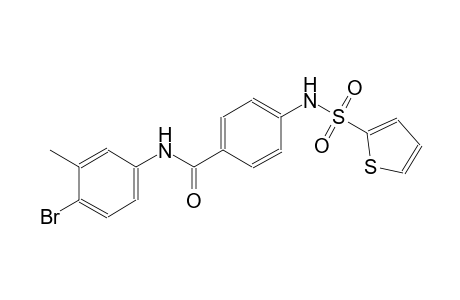 benzamide, N-(4-bromo-3-methylphenyl)-4-[(2-thienylsulfonyl)amino]-